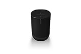 Sonos Move 2, Unser komplett überarbeiteter, leistungsstärkster tragbarer Speaker bietet dir überall intensiven Stereo Sound. (Black)