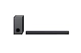 LG DS80QY 3.1.3 Soundbar (480W) mit kabellosem Subwoofer & MERIDIAN-Technologie (Dolby Atmos, HDMI, Bluetooth), Dark Steel Silver