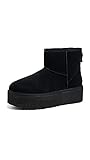 Ugg Damen Classic Mini Platform Winter, Boots, Black, 36 EU