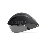 Giro Erwachsene Aerohead MIPS Fahrradhelm, Black/Titanium, L