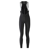 GORE WEAR Damen Thermo Fahrrad-Trägerhose Progress, Mit Sitzpolster, 38, Schwarz