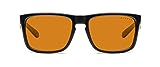 Gunnar Gaming- und Computerbrille Intercept - Onyx Rahmen, Amber MAX Linsen, 98% Blaulicht-Filter, 100% UV-Schutz - Augenschonende Blaulichtbrille - Premium