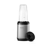 Philips 5000 Series Standmixer - Mini Smoothie Maker, Abnehmbare Klingen, 700ml Becher, ProBlend Plus-Technologie, Leicht zu reinigen, Elegantes, kompaktes Design. 800Watt Leistung. Silber (HR2764/00)