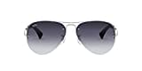 Ray-Ban Unisex Rb 3449 Sonnenbrille, Silber (Gestell: Silber, Gläser: Grau Verlauf 003/8G), Large (Herstellergröße: 59)