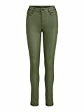 Vila Damen Vicommit Coated Rwsk New Pants Noos Hose, Four Leaf Clover, S EU