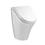 Urinal Roca Nexo m. Zulauf von hinten, inkl. Deckel mit Absenkautomatik, weiß, Large