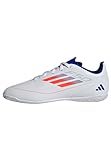 adidas Unisex F50 Club Football Boots Indoor Fußballschuhe, Cloud White/Solar Red/Lucid Blue, 37 1/3 EU