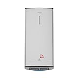 Ariston, Velis Tech Dry WLAN, elektrischer Wasserboiler mit mehreren Positionen, 50 Liter, flach, mit WLAN und ECO-EVO-Funktion, 79,7 x 27,5 x 51,5 cm, für Installation in Spanien