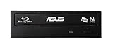 Asus BW-16D1HT Retail Silent interner Blu-Ray Brenner (16x BD-R (SL), 12x BD-R (DL), 16x DVD±R, Retail, BDXL, Sata) schwarz