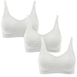 Medela Damen Pregnancy and Nursing Bra (3er Pack), Weiß, M