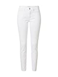 OPUS Damen Skinny | Skinny Jeans ELMA Clear Low Rise aus stretchigem BCI Cotton Mix White, 42 L30