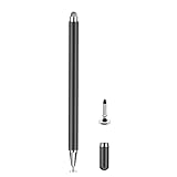 Stylus Pen für Samsung Galaxy Tab Tab A9+ / A8 / A7 / A7 Lite, Hohe Empfindlichkeit & Präzision Kapazitiver Stylus Pencil für Apple iPad/iPad Pro/Fire HD/Microsoft/Surface/Alle Touch-Geräte (Schwarz)