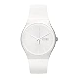 Swatch New Gent Bio SO29W704 White Rebel AGAIN Uhr, Weiß, Gurt