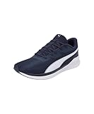 PUMA Unisex Night Runner V3 Road Running Shoe, Navy White, 47 EU