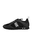 EA7 B&W Wildleder Herren Schwarze Sneaker - EUR 46