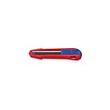 KNIPEX CutiX® Universalmesser, mit Stabilisierungsschiene, Klingenverriegelung, 18 mm Abbrechklinge, Cuttermesser, Teppichmesser, 90 10 165 BK