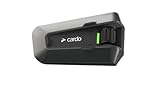 Cardo PACKTALK Edge Motorrad Bluetooth Kommunikationssystem Headset Gegensprechanlage – Einzelpackung Black