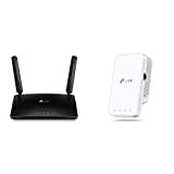 TP-Link Archer MR600 AC1200 LTE Router Dualband 4G + Cat6-Gigabit-WLAN Router schwarz & RE330 WLAN Verstärker Repeater AC1200 (867MBit/s 5GHz + 300MBit/s 2,4GHz) weiß