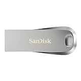 SanDisk Ultra Luxe USB 3.2 Flash-Laufwerk 128 GB (USB 3.2 Gen 1- und USB 3.0-fähig, 400 MB/s, Passwortschutz, Software zur Datenwiederherstellung)