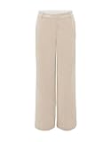 OPUS Damen Wide Leg Pants | Wide Leg Pants Marnia aus weichem Cord Macadamia, 38