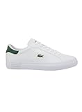 Lacoste Herren Low Sneaker POWERCOURT Weiß Glattleder, Farbauswahl:weiß, 9999-englisch-eu-mapping:45