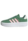 adidas Damen VL Court Bold Shoes Schuhe, Preloved Green/Pink Spark/Ivory, 38 2/3 EU