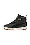 PUMA RBD Game WTR Jr Sneaker, Black Black Team Gold, 36 EU