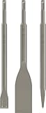 Bosch 3x PRO SDS plus-5C Meißel-Set, 3-tlg. (für Beton, Ziegelstein, Ø mm, Professional Zubehör Bohrhammer, Abbruchhammer)