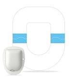 funpatch Omnipod Klebepflaster, 60 Stück, wasserdicht, vorgeschnitten, transparent, für Omnipod 5, Omnipod Dash Pods Flicken, transparente Overlay-Patches, latexfrei und hypoallergen, langer