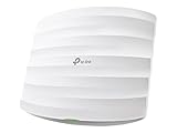 TP-Link EAP245 Dualband WLAN Access Point (Dualband 1750 Mbit/s, 802.3af/at PoE, Omada SDN, zentrales Management, professionelles Mesh WLAN, passend für Wand- und Deckenmontage)weiß