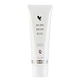 Forever Aloe MSM Gel (40% Aloe Vera), Schwefelsalbe für Sportler und aktive Menschen, natürliche Unterstützung für Bindegewebe, schnell einziehend, dermatest-zertifiziert, Tube (1 x 118 ml)