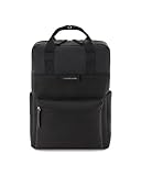 Kapten & Son Rucksack Bergen All Black 11 L | Rucksack Damen & Herren Schwarz | Tagesrucksack mit 13" Laptopfach | vegan & wasserabweisend