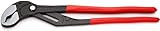 KNIPEX Cobra® XXL Wasserpumpenzange, 560 mm, Muttern bis 120mm, Rohre bis 115mm, Feinverstellung per Knopfdruck, Rohrzange, 87 01 560