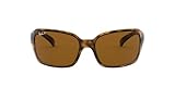 Ray Ban Unisex Sonnenbrille RB4068, Gr. X-Large (Herstellergröße: 60), Braun (Gestell: Havana, Gläser: Polarized Braun Klassisch 642/57)