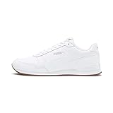 PUMA Unisex ST Runner v2 Full L Low-Top Trainer, Puma White-Gray Violet, 41 EU