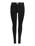 ONLY Damen Onlpower Life Mid Ph Up Sk Bb 3659 Noos Jeans, Schwarz, XS / 30L EU