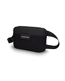 Kapten & Son Chest Bag Habo All Black | Unisex | Minimalistische funktionale 0,8 L Crossbody Bag | Für Fashion Lover, ideal für Reisen | Vegan & Wasserabweisend | Praktisches Außenfach & Innenfächer