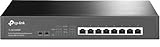 TP-Link TL-SG1008MP 8-Port Gigabit PoE Switch mit 8 PoE+ Ports (Rackmount, 153 Watt, geschirmte RJ-45 Ports,IEEE-802.3af/at PoE, Plug-and-Play, lüfterlos, robustes Metallgehäuse) Schwarz