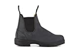 Blundstone 587 Rustikale Chelsea Stiefel Aus Schwarzem Leder 6.5