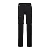 Mammut Herren Runbold Zip Off Pants Mens Wanderhose, Schwarz, 50 EU