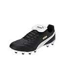 PUMA Unisex King Top Fg/Ag Fußballschuhe, Puma Black Puma White Puma Gold, 45 EU