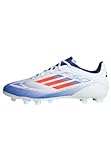 adidas Unisex F50 Club Football Boots Flexible Ground Fußballschuhe, Cloud White/Solar Red/Lucid Blue, 43 1/3 EU