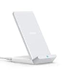 Anker 313 Induktive Ladestation, Qi-Zertifiziert, Geeignet für iPhone 15/15 Pro / 15 Pro Max, SE (2020), 13/13 Pro / 13 Pro Max, XR,10W Schnellladefunktion für Galaxy S22 (Ohne Netzteil)