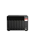 QNAP TS-673A-8G 6 Bay Hochleistungs-NAS mit 2 x 2,5 GbE Ports und Zwei PCIe Gen3 Steckplätzen