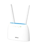 ioGiant 4G LTE Router AC1200 Dualband 4G Router für SIM-Karten, Plug & Play, 150 Mbit/s im Download, 867 Mbit/s 5GHz und 300 Mbit/s 2,4GHz, frei konfigurierbarer LAN/WAN-Port mit SIM-Kartensteckplatz