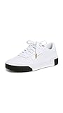 PUMA Damen Cali Sneaker, White Black, 40 EU