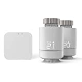 Hama Heizkörperthermostat, Starter-Set 2 St. mit Hub (Heizungssteuerung WLAN, Smart Home Heizungsregler f. alle Ventile, programmierbarer Heizungsthermostat, heizen per App und Energie sparen)