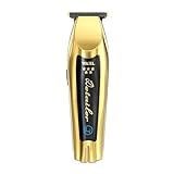 Wahl Gold Cordless Detailer Li - Mit extra breiter T-Klinge für Kantenbearbeitung und Detailarbeit - Schneidet mehr Haare schneller, Gesichtshaar-Design