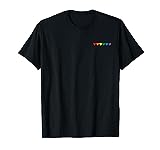 LGBT Rainbow Pride Hearts Homosexuell und Lesben Zeug Stolz Queer T-Shirt