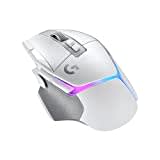 Logitech G502 X PLUS LIGHTSPEED Kabellose RGB-Gaming-Maus - Optische Maus mit LIGHTFORCE Hybridschaltern, LIGHTSYNC RGB, HERO 25K Gaming-Sensor, Kompatibel mit PC - macOS/Windows - Weiß